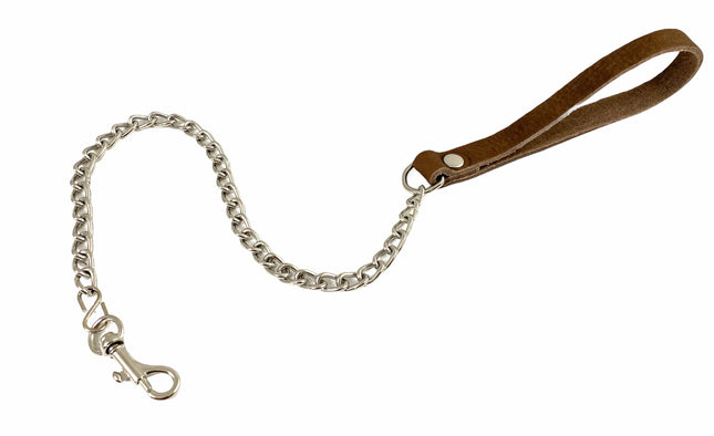 LEASH112BROWN LEATHER  LEASH
