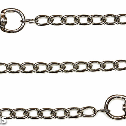 LEASH-HV-BOTH SIDE 3" CLASP 4MM HEAVY CHAIN