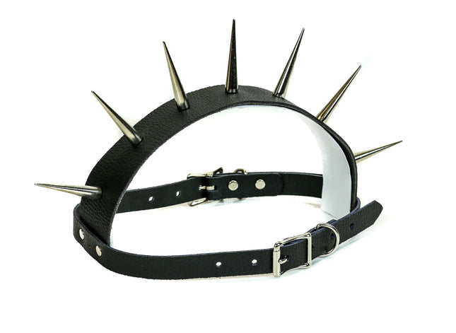 MH102L ASSORTED TALL SPIKE MOHAWK LEATHER
