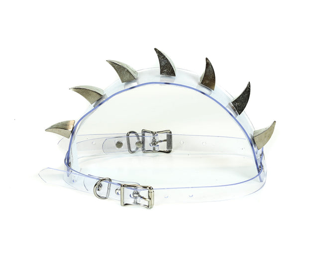 MH103VN ASSORTED CLAW SPIKE MOHAWK VINYL BLACK/CLEAR/WHITE