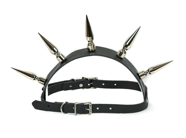MH104L ASSORTED SPIKE MOHAWK LEATHER
