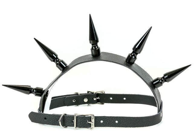 MH104L ASSORTED SPIKE MOHAWK LEATHER
