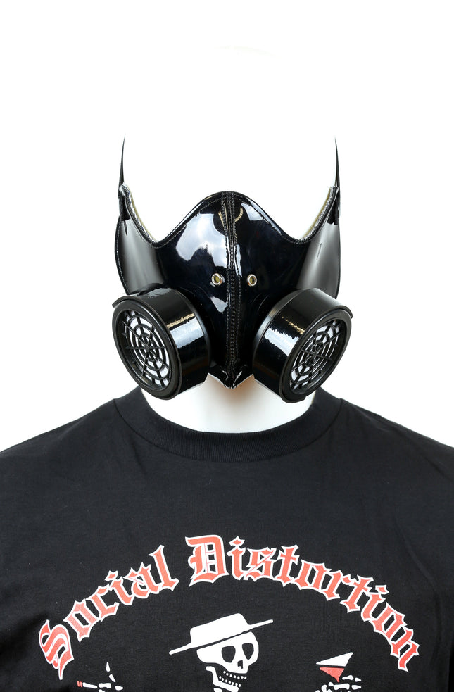 MK129P PATENT LEATHER RESPIRATOR