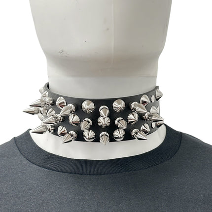 FCK546 1" SPIKE  LARGE CONICAL STUDDED 1 3/4"  CHOKER
