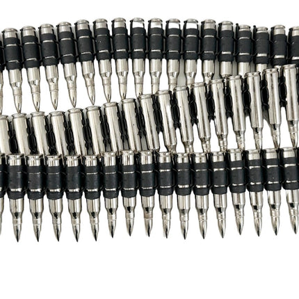 NICKEL SHELL NICKEL TIPS  LINKED PUNK ROCK BULLET BELT