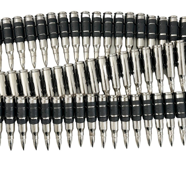 NICKEL SHELL NICKEL TIPS  LINKED PUNK ROCK BULLET BELT