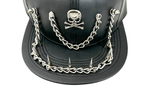 HT150SKL  3 LIGHT RING VEGAN HAT