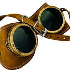 BRASS FRAME / LENS-BLACK