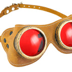 BRASS FRAME / LENS-RED