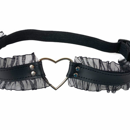 FL151 HEART LEG/ THIGH HARNESS ELASTIC BACK