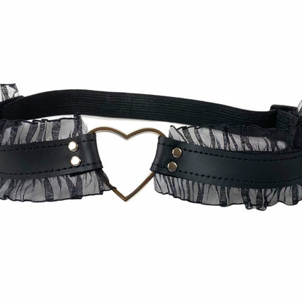 FL151 HEART LEG/ THIGH HARNESS ELASTIC BACK