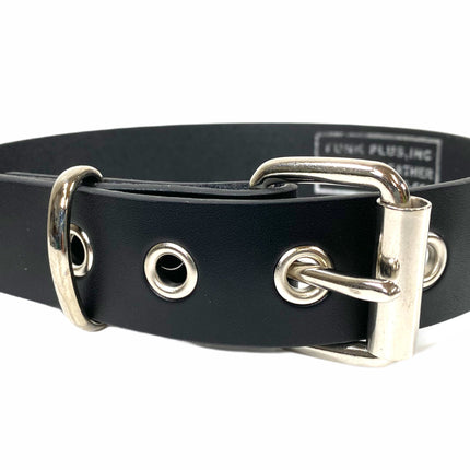 CK100 GENUINE LEATHER PLAIN CHOKER