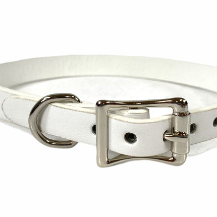 CK100 GENUINE LEATHER PLAIN CHOKER