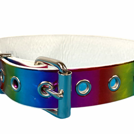 CK100 PLAIN RAINBOW CHOKER