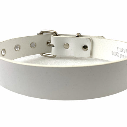 CK100 GENUINE LEATHER PLAIN CHOKER