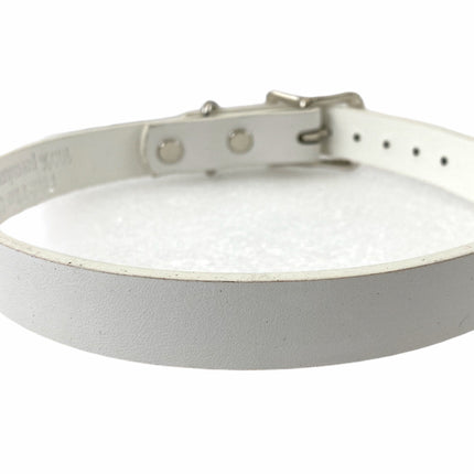CK100 GENUINE LEATHER PLAIN CHOKER