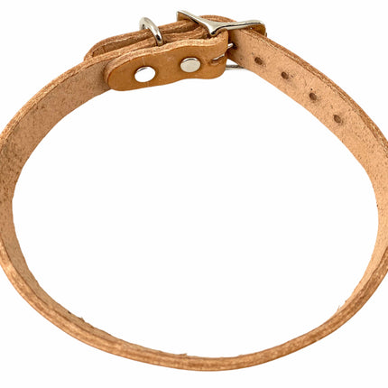 CK100 GENUINE LEATHER PLAIN CHOKER