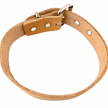 CK100 GENUINE LEATHER PLAIN CHOKER
