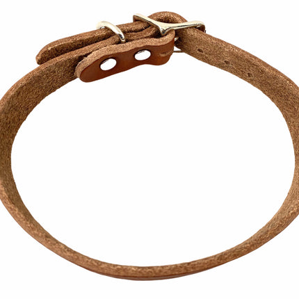 CK100 GENUINE LEATHER PLAIN CHOKER
