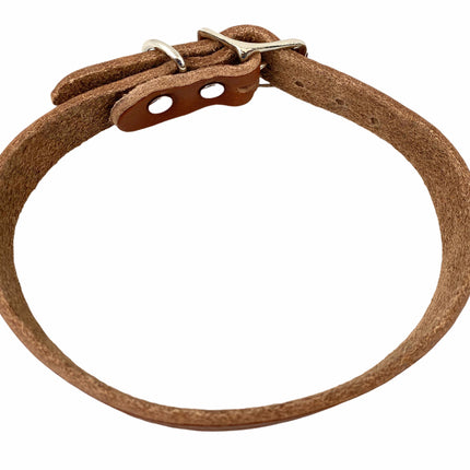 CK100 GENUINE LEATHER PLAIN CHOKER