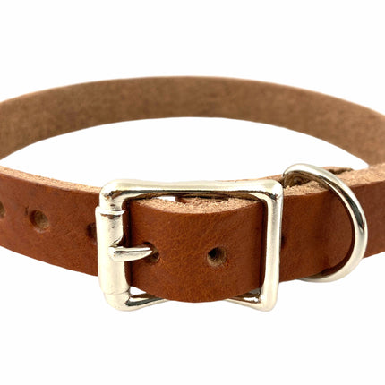 CK100 GENUINE LEATHER PLAIN CHOKER
