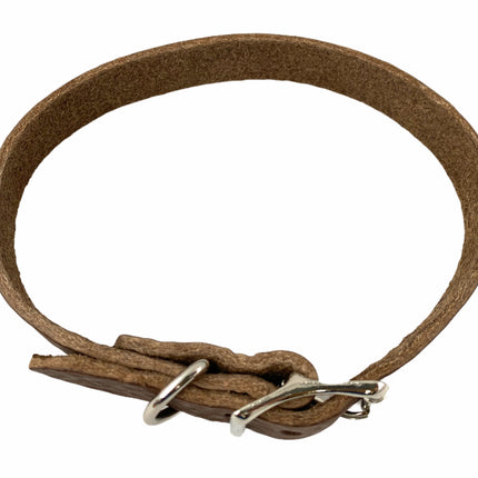 CK100 GENUINE LEATHER PLAIN CHOKER