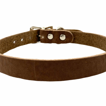 CK100 GENUINE LEATHER PLAIN CHOKER