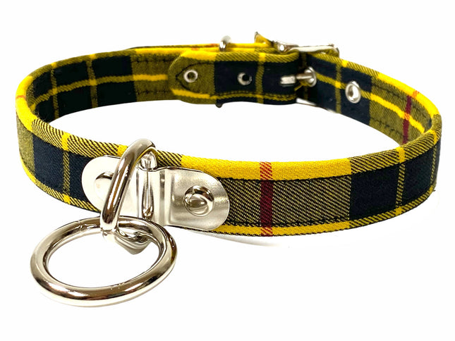 CK129PD PLAID BONDAGE COLLAR