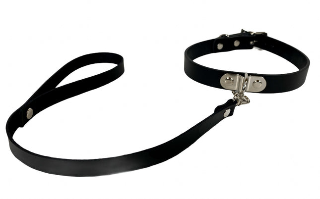 FC226  LEATHER LEASH COLLAR