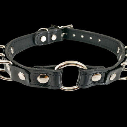 FC366 PATENT RING D RING CHOKER
