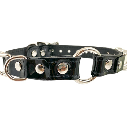 FC366 PATENT RING D RING CHOKER