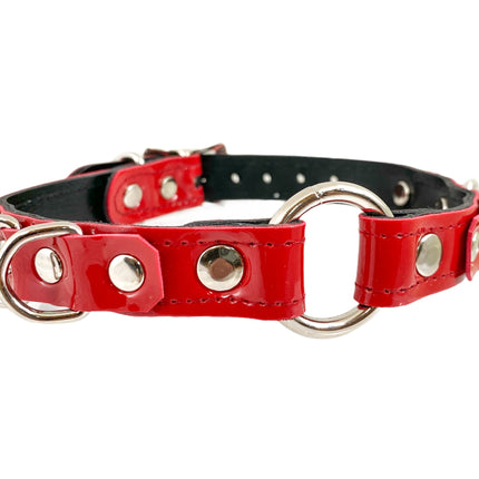 FC366 PATENT RING D RING CHOKER