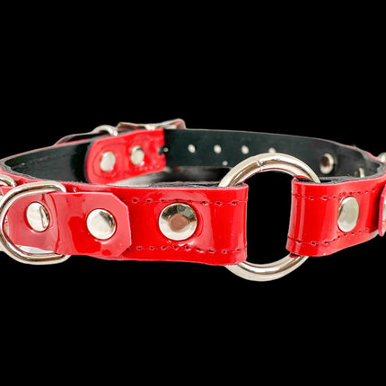 FC366 PATENT RING D RING CHOKER