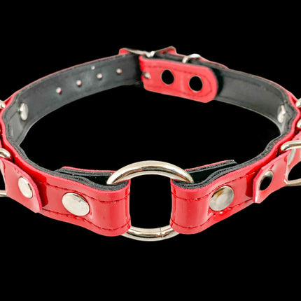 FC366 PATENT RING D RING CHOKER