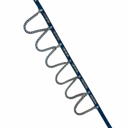 BT572 3/4" WIDE 1/2" PYRAMID STUDDED BELT WITH CHAIN