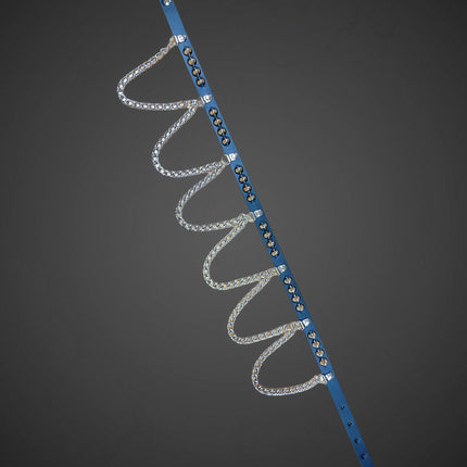 BT571 3/4" WIDE UK77 STUDDED BELT WITH CHAIN
