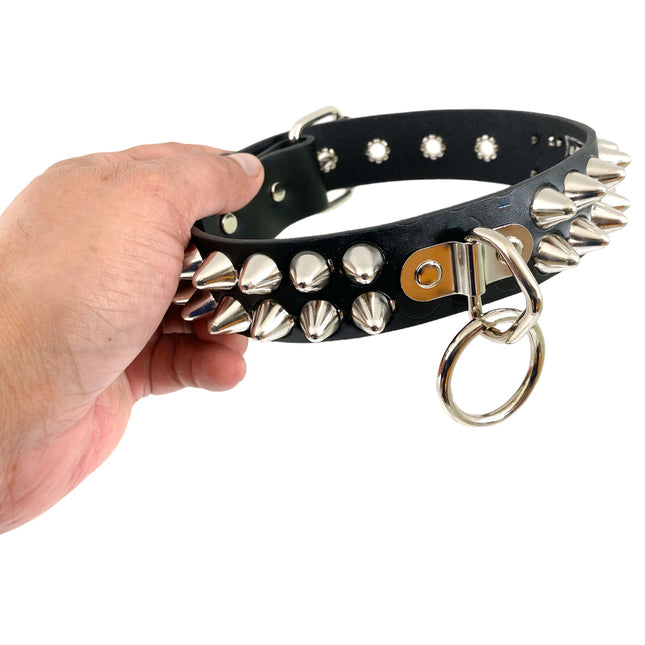 FC173 UK77 STUDDED BONDAGE CHOKER