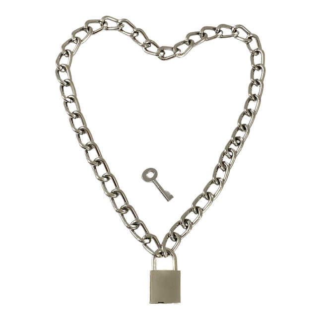 FC944SQ REGULAR CHAIN SQUARE LOCK PENDANT WITH KEYS