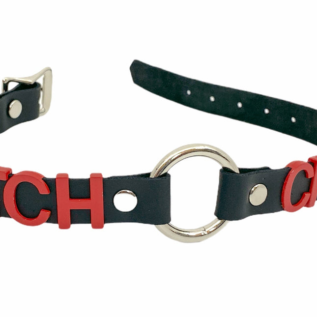 FC870-RS O RING  STAINLESS STEEL LETTER WORDS ID NAME CHOKER