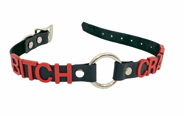 FC870-RS O RING  STAINLESS STEEL LETTER WORDS ID NAME CHOKER