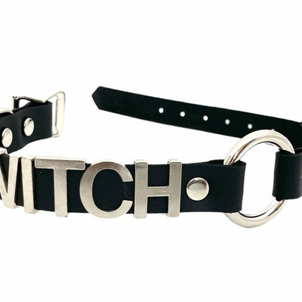 FC870SIL  O RING  STAINLESS STEEL LETTER WORDS ID NAME CHOKER