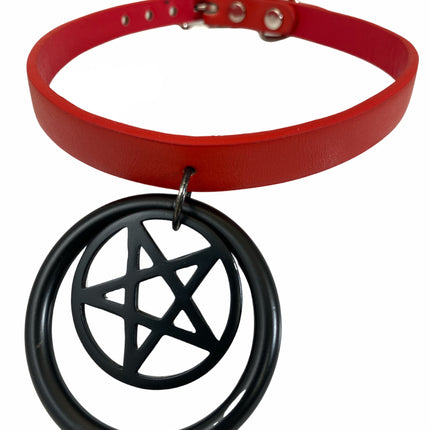 FC500P-BS 2" BLACK RING BLACK PENTA RING PATENT LEATHER