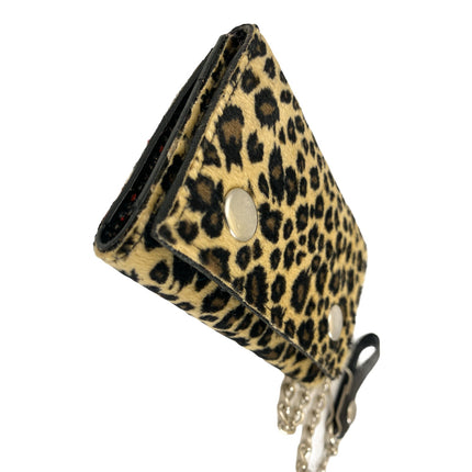 WF-LEO   FUZZY LEOPARD WALLET