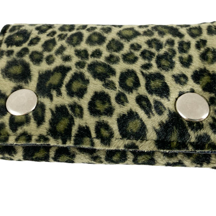 WF-LEO   FUZZY LEOPARD WALLET
