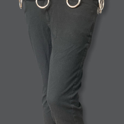 BT114  1 3/4" WIDE LARGE BONDAGE 1 1/2" RING BELT