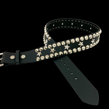 BT558 STAR ROUND STUD BELT