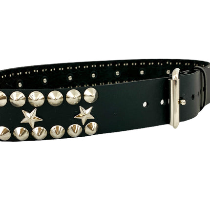 BT558 STAR ROUND STUD BELT