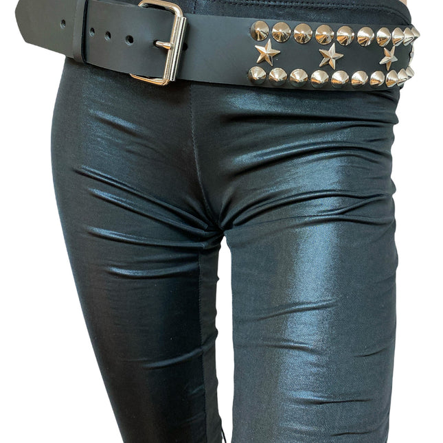 BT558 STAR ROUND STUD BELT