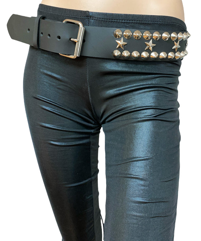 BT558 STAR ROUND STUD BELT