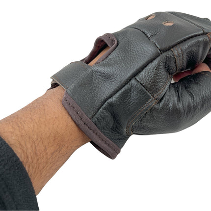 FG-PLN-BRN PAIR GLOVES